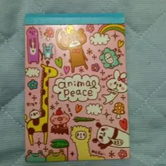 クーリア Animal Peace メモ用紙　平成レトロ　Y2K 平成女児