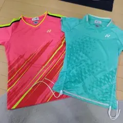 YONEX バドミントンゲームシャツ Sサイズ 2色セット