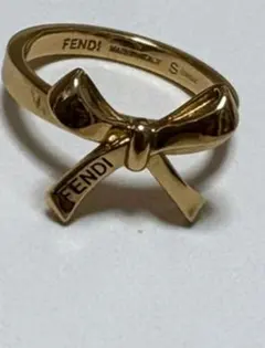 『最終値下』FENDI　リング　リボン　Sサイズのサムネイル