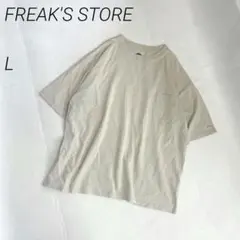 FREAK'SSTORE クルーネックTシャツ コットン　半袖　無地　胸ポケット