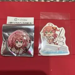 さくらみこ スシローコラボ 缶バッジ ホロライブ　シリアルコード付き