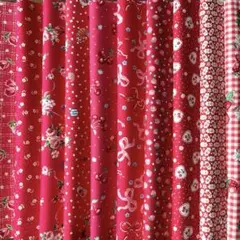 松山敦子さんカットクロス10枚（赤）