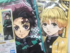 鬼滅の刃 一番くじ I賞 タオル　2枚セット　炭治郎　善逸