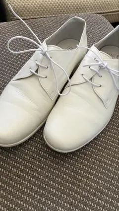 ショセ chausser トラベルシューズ プレーントゥ 36 ホワイトのサムネイル