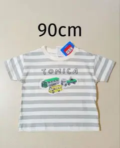 新品 トミカ 半袖Tシャツ 90cm パンダ トラック バス 男の子 トップス
