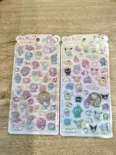 サンリオ　硬いシール　3D ぷっくり