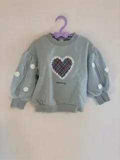 キムラタン ミントグリーン トレーナー 100cm