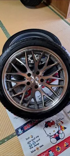 20インチ バリ山タイヤ225/35ZRと8j 5-114.3 インセット41 - メルカリ