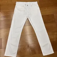 ホワイトデニム　スキニーデニムパンツのサムネイル