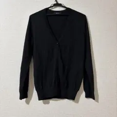COMME CA ISM カーディガン ブラック Lのサムネイル