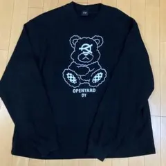 美品 OY クマ ドリー ロンT ロングスリーブ Tシャツ ブラック Fサイズのサムネイル