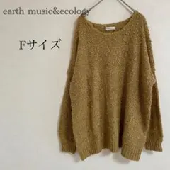 earth music&ecology ニット キャメル　Fサイズ