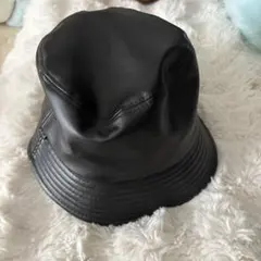 RAGEBLUE 黒 合成皮革 バケットハット
