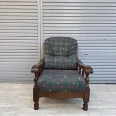 未使用品 スペイン DANVES シングルソファ ソファ 1人掛け カントリー 