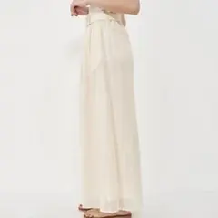 GALERIE VIE ギャルリー・ヴィー　ボイルワッシャー ワイドパンツ　M