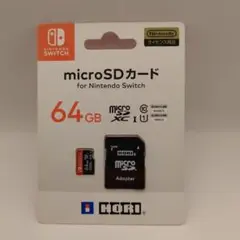 【純正美品】任天堂switch本体　SDカード64G付 株式会社 HORI | microSDカード for Nintendo Switch 64GB