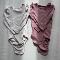 H&M ベビー ロンパース 2枚セット 6-9M