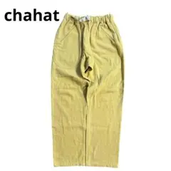00s chahat archive ワイドパンツ　イエロー