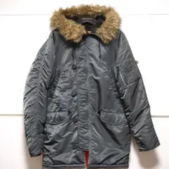 オアシス様専用　訳あり美品ALPHAN-3Bフライトジャケットオリーブ×オレンジ