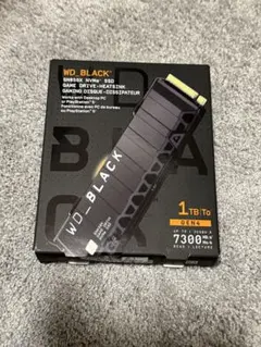 ウエスタンデジタルWDBLACK M.2 SSD内蔵 ヒートシンク搭載 1TB
