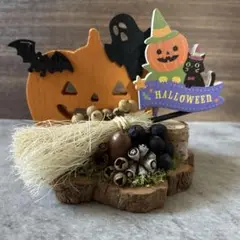 ⟡.·*.Halloween⟡.·*.カボチャと木の実のアレンジメント★*゜