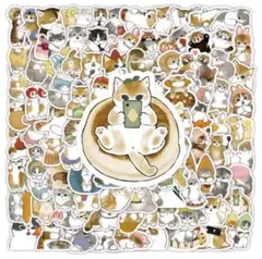 ✨新商品入荷✨mofusandもふさんど ステッカー 100枚セット 猫 シール