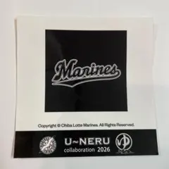 千葉ロッテマリーンズ U-NERU コラボ ステッカー 2026