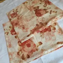 花柄クッションカバー 2枚