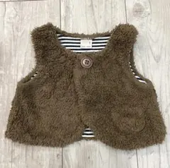 petit main   もこもこベスト　70