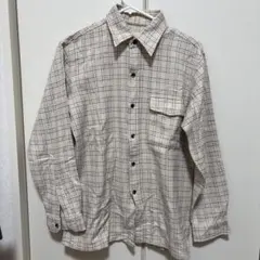 チェック柄 長袖シャツ