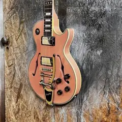 Burny エレキギター セミアコ ビグスビー搭載 ピックアップLOLLAR Burny エレキギター セミアコ ビグスビー搭載 ピックアップLOLLAR