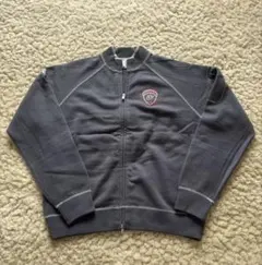 Zoy ゾーイ　カシミア入　ドライバーズニット　グレー　サイズ2XL