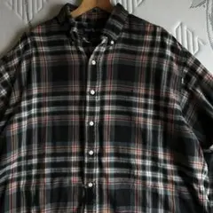 好配色 90s ラルフローレン ボタンダウン チェックシャツ BLAKE