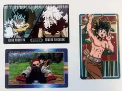 僕のヒーローアカデミア ヒロアカ 緑谷出久 デク シール カード 3点セット