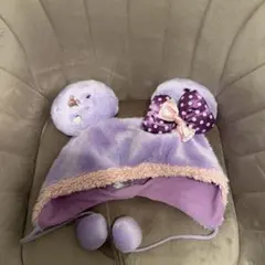 ディズニー ファンキャップ 紫 ミニー