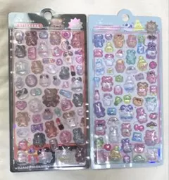 3D動物シール　2シートセット