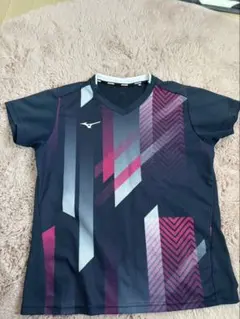 Mizuno テニス Tシャツ Lサイズ ネイビー/ピンク