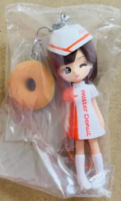ミスドリカちゃんストラップ70年代 非売品