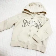 GAP クマ耳付きフード パーカー 裏起毛　12-18M 80cm