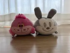 チェシャ猫とミッキー ぬいぐるみセット