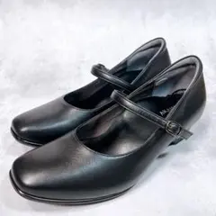 ☆極美品☆【アカイシ】 パンプス (23.5) レザー メリージェーン