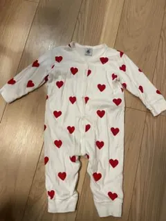 プチバトー　ハートロンパース　74