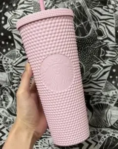 海外　スターバックス　バンピー　マット　ピンク　ソフトピンク　キラキラタンブラー