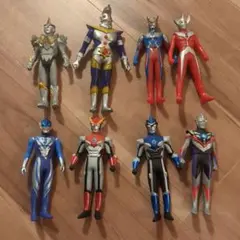 《最終セール》ウルトラマンフィギュア ソフビ8体セット