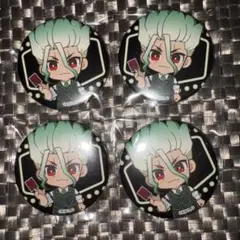 千空　カジノ　ディーラー　缶バッジ　プリンセスカフェ　Dr.stone 4個