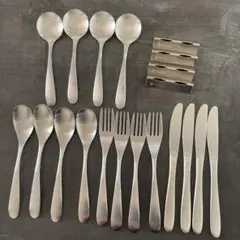 ツバメカトラリー 燕 20本 フォーク大 ナイフ スプーン大 スープ大 レスト