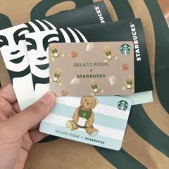 スターバックスカード gelato pique 2種セット ジェラートピケ
