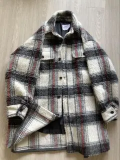 coen コート チェック 春 オーバーサイズ