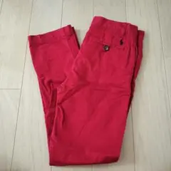 Polo Ralph Lauren 赤 長ズボン 7 130サイズ