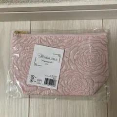 ローゼンルクス　ジャガードポーチ(ピンク) 持田製薬ノベルティ